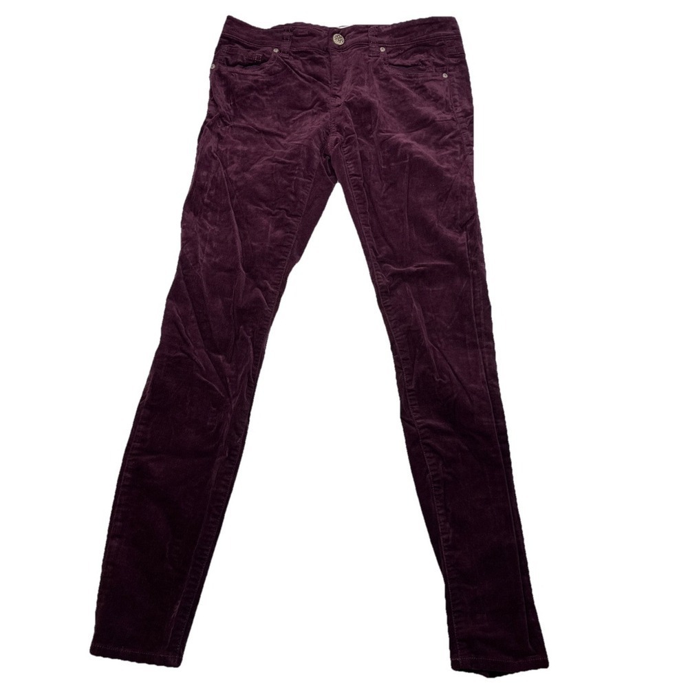 CABI Womens purple corduroy jeans skinny size 4 fits 31*29